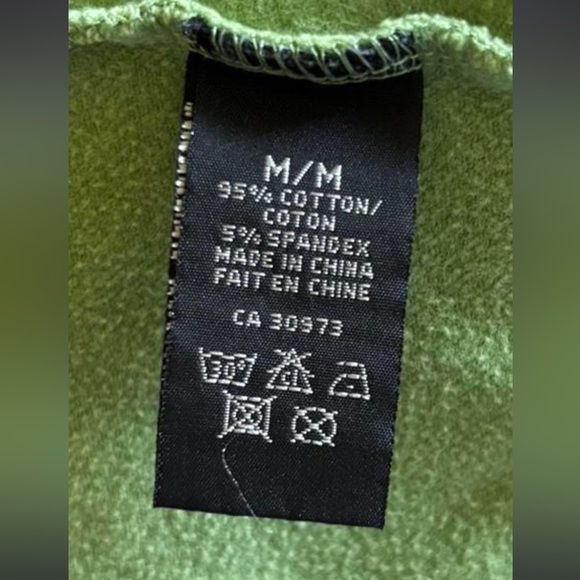 Green Vintage Kozi Y2K Zip-Up T-Shirt Hoodie - Picture 7 of 7